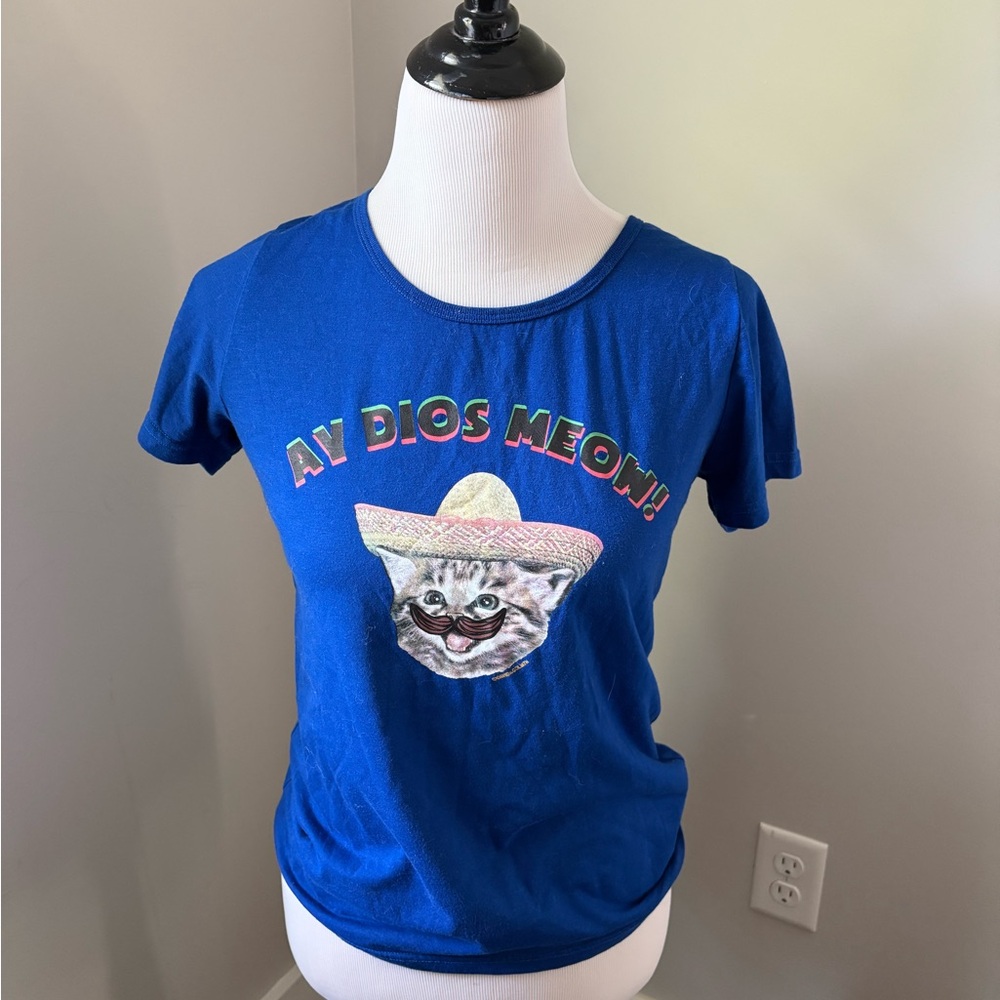 Blue Ay Dios Meow! T-Shirt